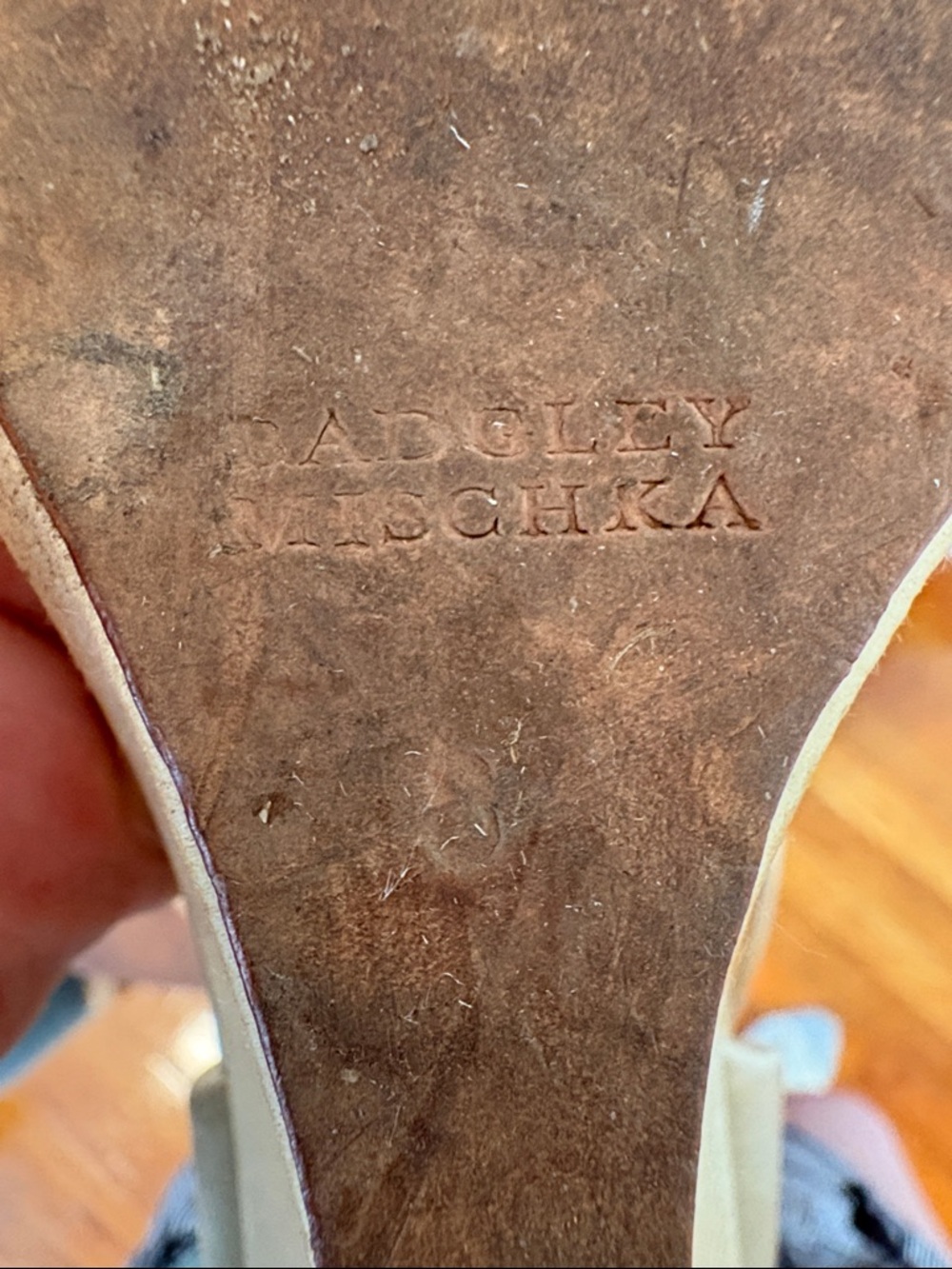 Bagdley Mischka Satin Wedges size 8 - Picture 9 of 9